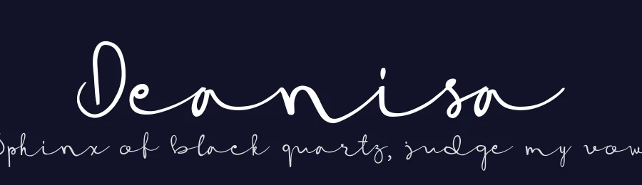 Deanisa by Gie Studio — Sans Font — thumbnail 2