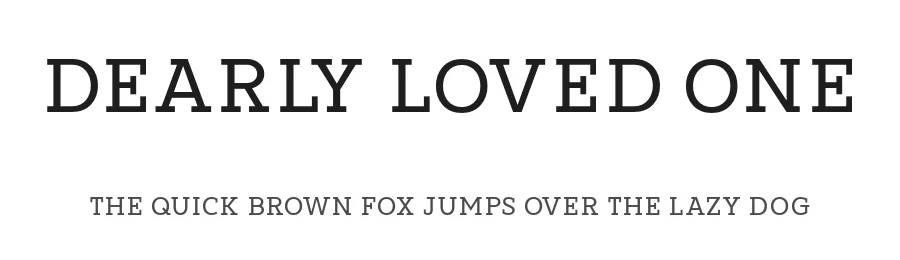 Dearly loved one by Situjuh Nazara — Display Font