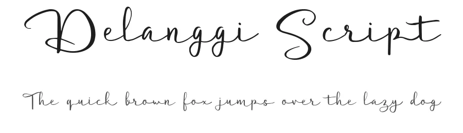 Delanggi Script by Patria Ari Wijonarko — Sans Font