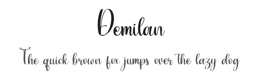Demilan by Bagus Panji Asmoro — Display Font