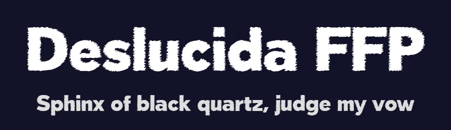 Deslucida FFP by deFharo — Display Font — thumbnail 2