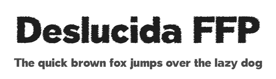 Deslucida FFP by deFharo — Display Font