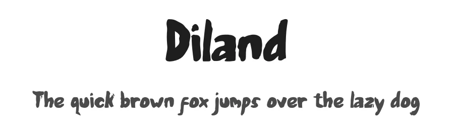 Diland by Rometheme Studio — Display Font