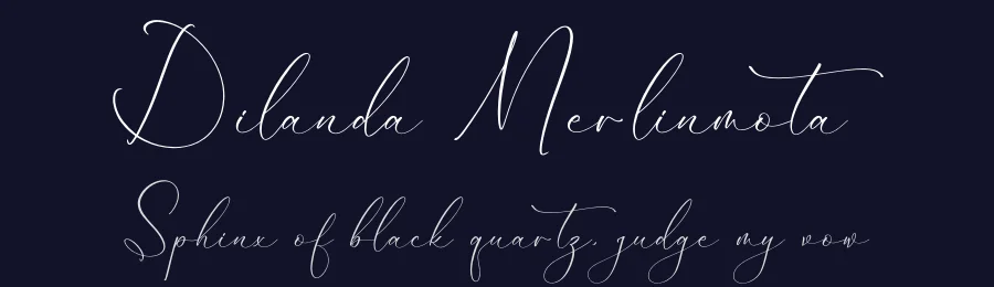 Dilanda Merlinmota by Heru Utama Putra — Script Font — thumbnail 2