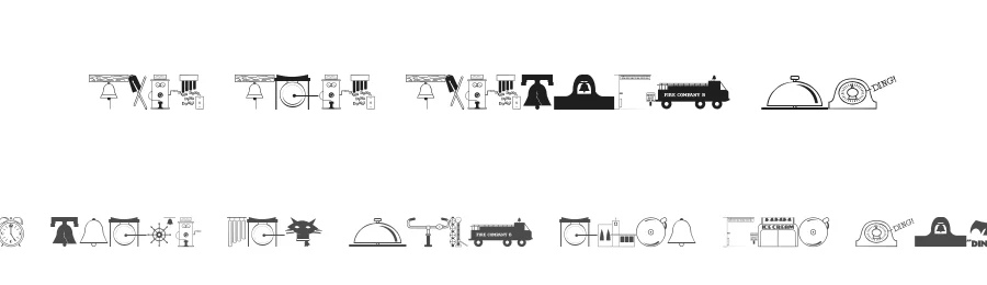 Ding Dong Dingbats JL by Jeffrey N. Levine โ Display Font