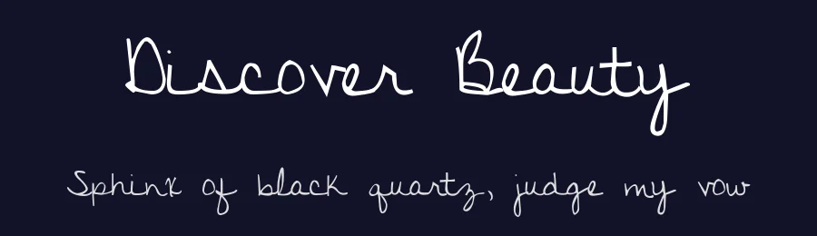 Discover Beauty by Kimberly Geswein — Script Font — thumbnail 2