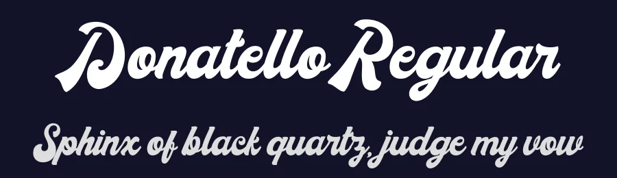 DonatelloRegular by Suandana I Pande Made — Script Font — thumbnail 2