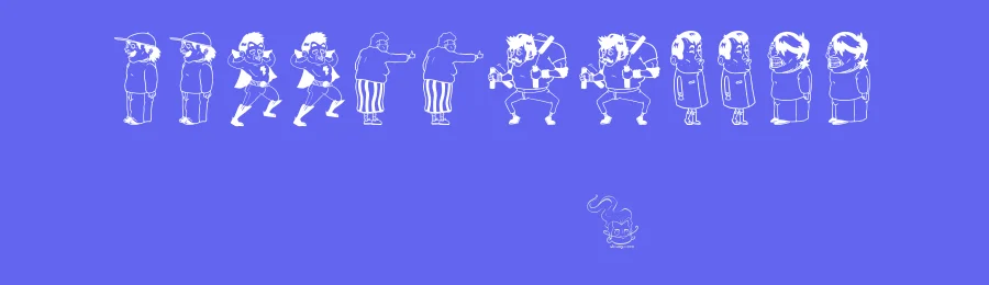 Dumbass Town by dcoxy Medina Gregory — Display Font — thumbnail 3