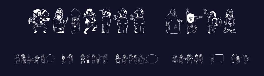 Dumbass Town by dcoxy Medina Gregory — Display Font — thumbnail 2