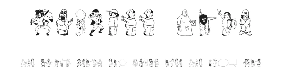 Dumbass Town by dcoxy Medina Gregory — Display Font