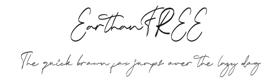 EarthanFREE by Inspiratype β Script Font