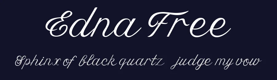 Edna Free by Maulana Creative — Sans Font — thumbnail 2