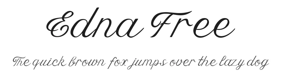 Edna Free by Maulana Creative — Sans Font
