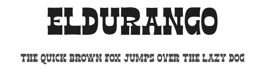 ElDurango by nami_studio — Sans Font