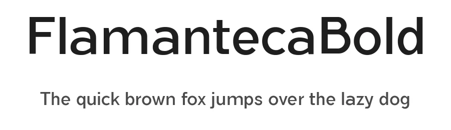 FlamantecaBold by Fernando Haro — Display Font