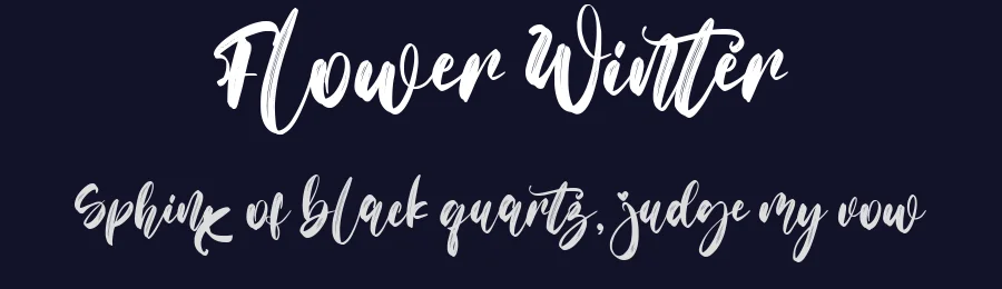 Flower Winter by Aldedesign 2020 (Alde Saputro) — Sans Font — thumbnail 2