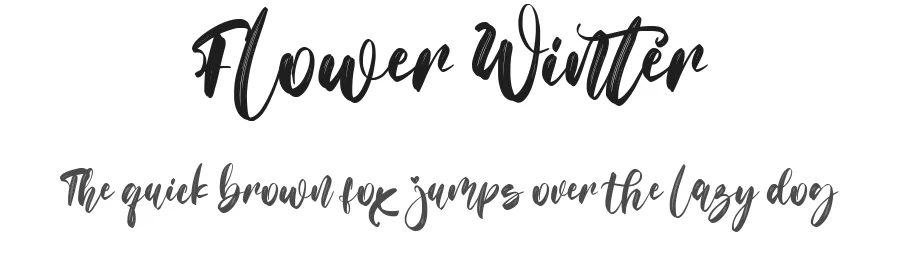 Flower Winter by Aldedesign 2020 (Alde Saputro) — Sans Font