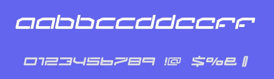 Fluster Italic by onezero — Display Font — thumbnail 3