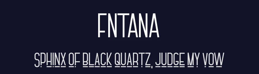 FNTANA by Gilar Studio — Sans Font — thumbnail 2