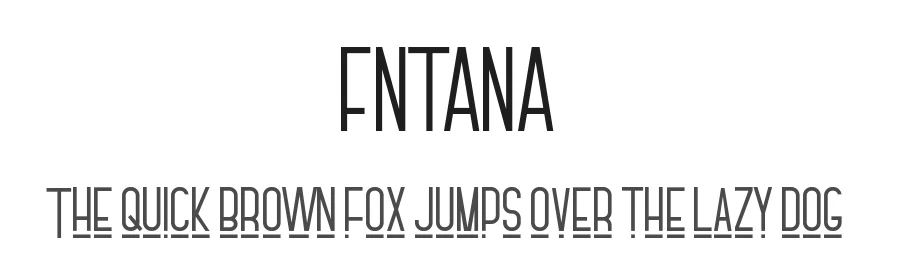 FNTANA by Gilar Studio — Sans Font