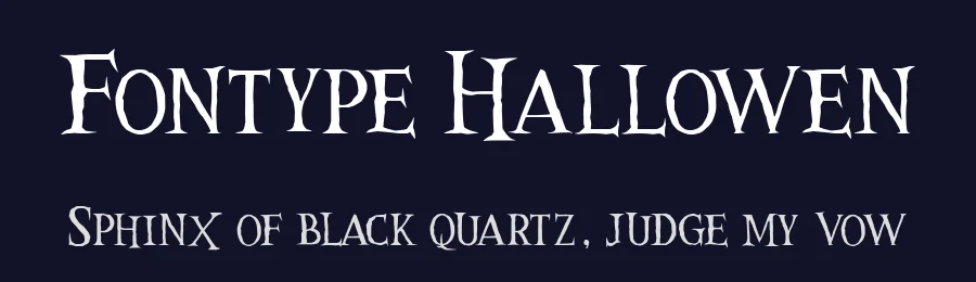 Fontype Hallowen by Ridwanfil (Ridwan Fadilah) — Display Font — thumbnail 2