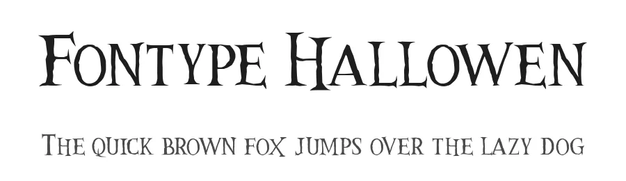 Fontype Hallowen by Ridwanfil (Ridwan Fadilah) โ Display Font
