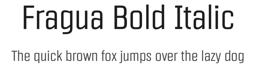 Fragua Bold Italic by Fernando Haro — Display Font