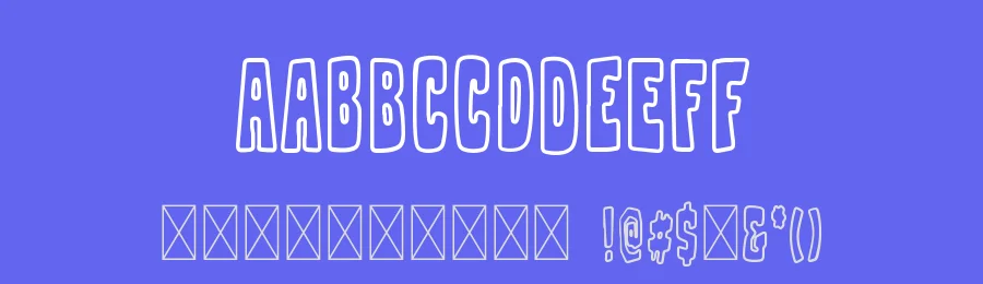 Franky Outline by M Arif Dwi Prasetyo & Eko Nurcahyo — Display Font — thumbnail 3