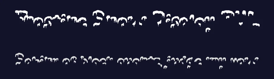 Frostine Snow Display PUL by Fadli Ramadhan Iskandar — Display Font — thumbnail 2