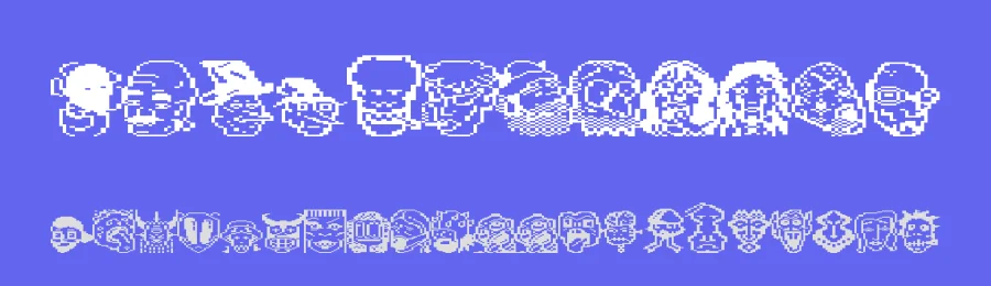 Funky Beheadz Irregular by Graphic Content — Display Font — thumbnail 3