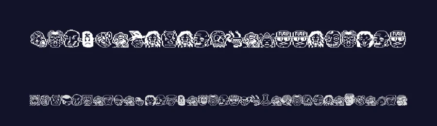 Funky Beheadz Irregular by Graphic Content — Display Font — thumbnail 2