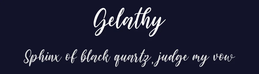 Gelathy by Sigit Dwipa Raharjo — Sans Font — thumbnail 2