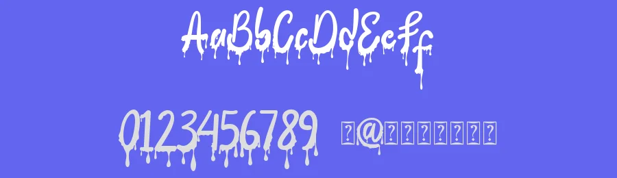 Ghost Blood by Selvia Design 2023 (Selvia Cahya Kusuma Devi) — Display Font — thumbnail 3