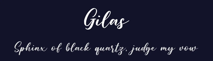 Gilas by Sigit Dwipa Raharjo — Sans Font — thumbnail 2