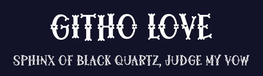 Githo Love by Situjuh Nazara — Display Font — thumbnail 2