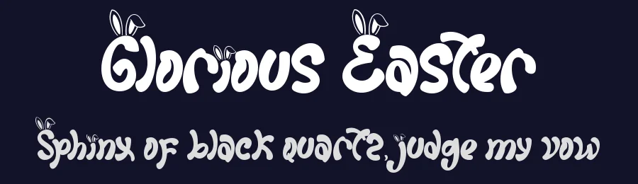 Glorious Easter by Selvia Design 2023 (Selvia Cahya Kusuma Devi) — Display Font — thumbnail 2