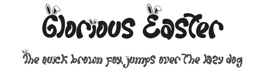 Glorious Easter by Selvia Design 2023 (Selvia Cahya Kusuma Devi) — Display Font
