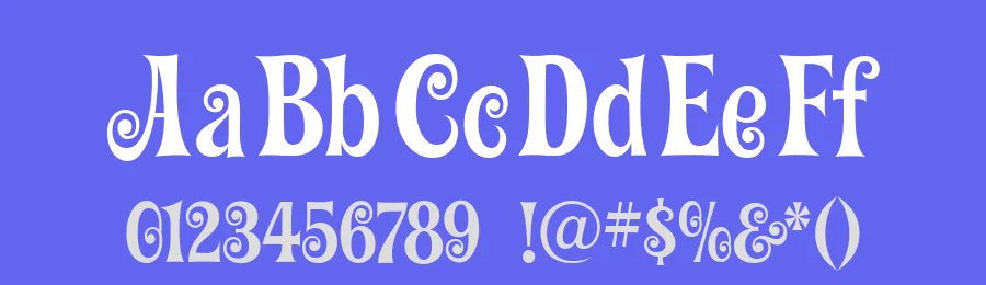 Graceful Mazurka by Gophmann Alexandra Leopoldovna — Display Font — thumbnail 3