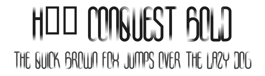 H74 Conquest Bold by Joshua Smith β Display Font