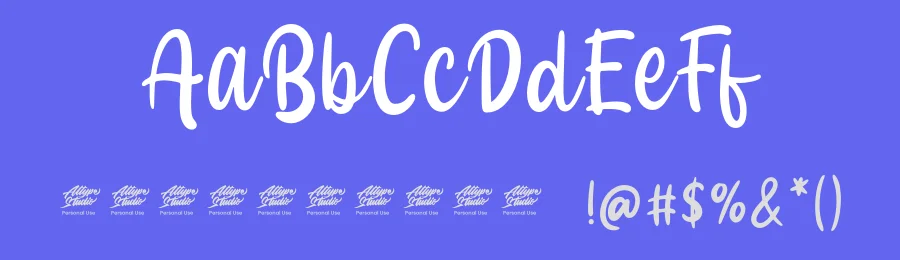 Hallo White Display Personal Use by Fadli Ramadhan Iskandar — Display Font — thumbnail 3
