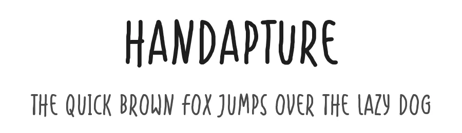 Handapture by Situjuh Nazara — Script Font