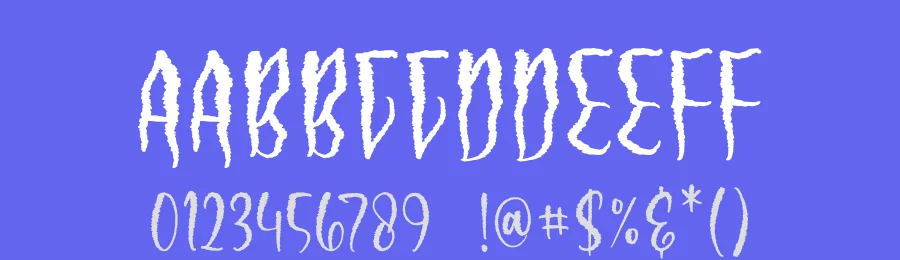 Haunted Vampire by Heru Utama Putra — Display Font — thumbnail 3