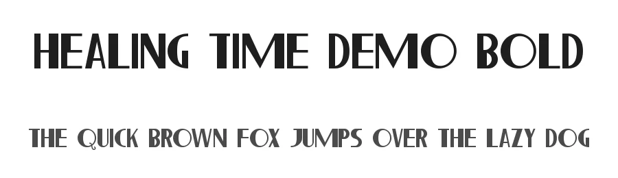 Healing Time Demo Bold by Shalsha & Suci Anita — Display Font