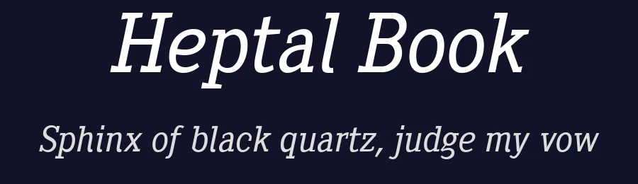 Heptal Book by Fernando Haro — Serif Font — thumbnail 2