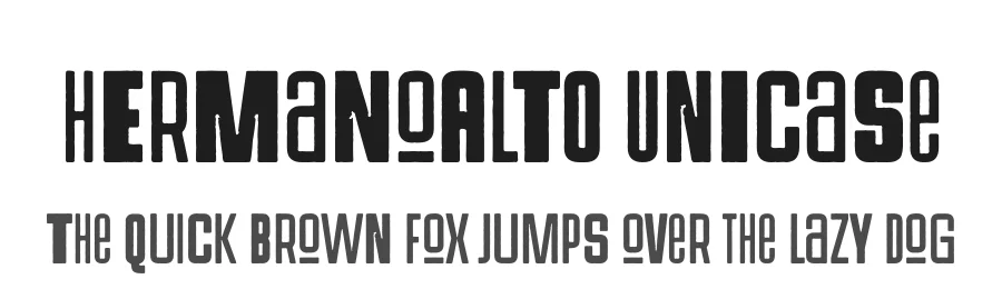 hErMaNoAlTO UnIcaSe by Levi Szekeres — Display Font