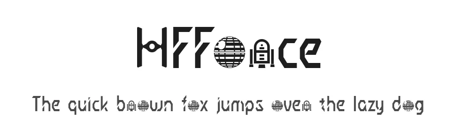 HFForce by HyFont Studio — Display Font