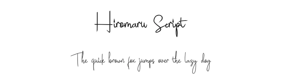 Hiromaru Script by riljs β Sans Font