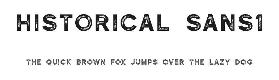 Historical Sans1 by Edi Gunawan — Sans Font