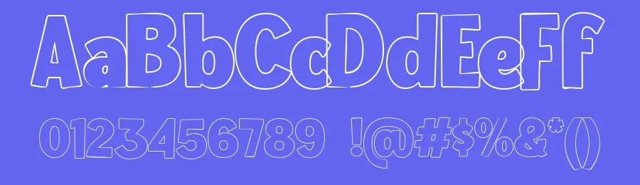 Hokuba Grabs Outline by Musthafa Kamal - Afkari Studio — Display Font — thumbnail 3