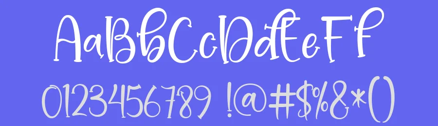 HOLIDAY SNOW by AM Designs — Display Font — thumbnail 3